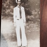 My father's arms were so long he had to learn to be a seamstress to fix the issued uniforms so they fit his 6'3" frame.
